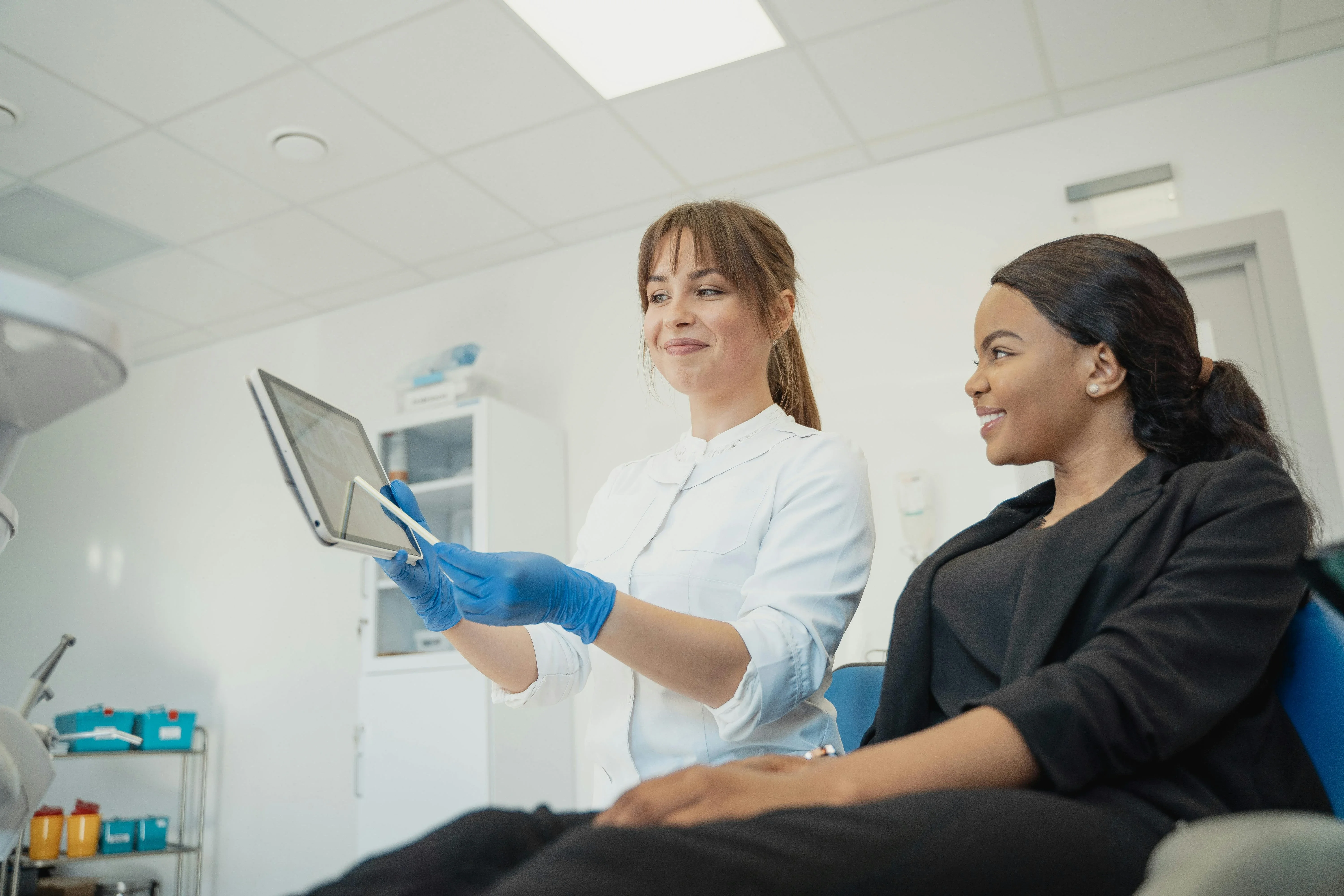 Doctor consulting with patient about treatment plan